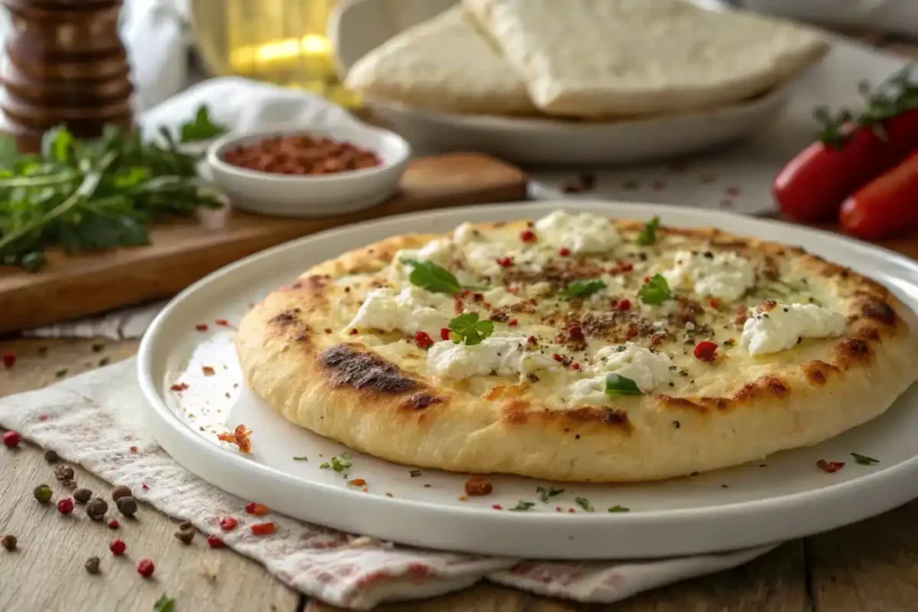 Cottage Cheese Flatbread 2 Ingredients