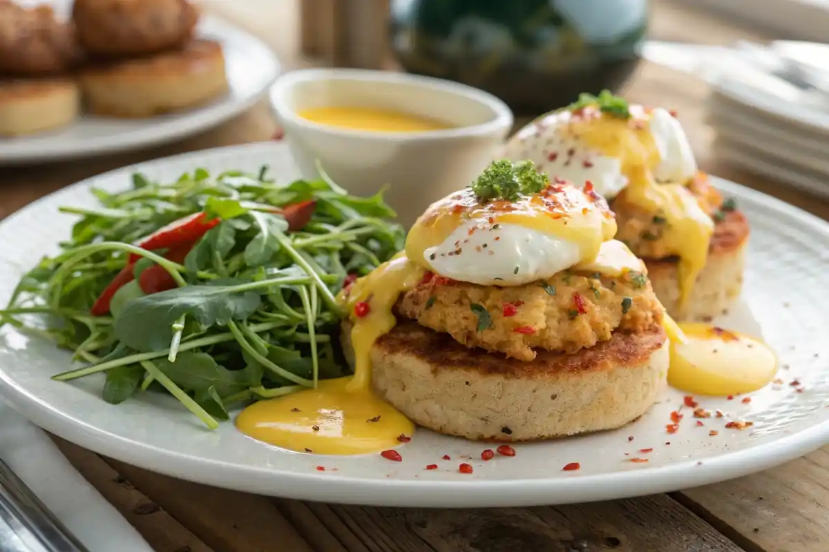 Crab Cake Eggs Benedict – A Luxurious Brunch Delight