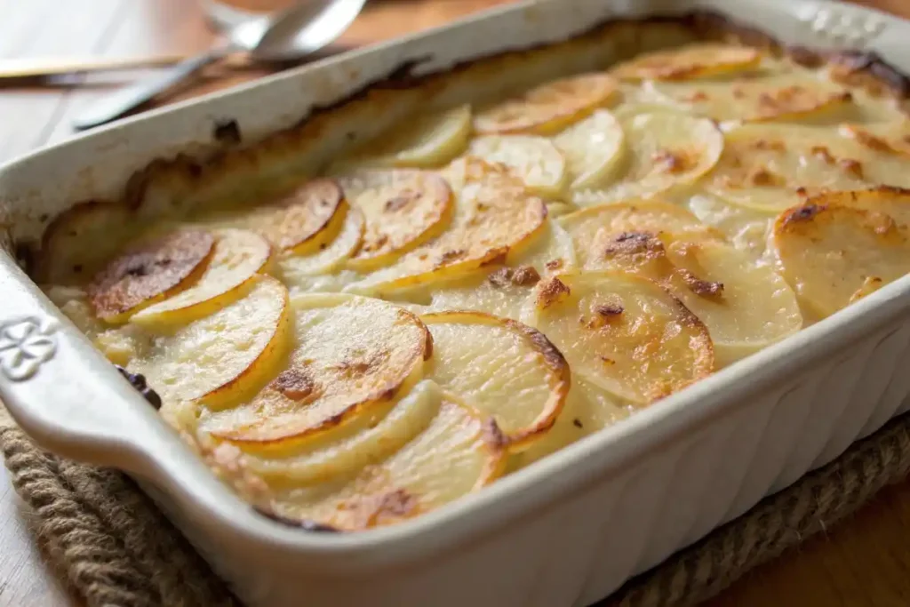 Scalloped Potatoes With Gruyere Cheese