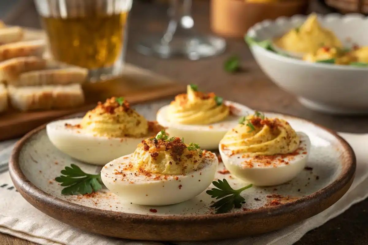Smoked Deviled Eggs