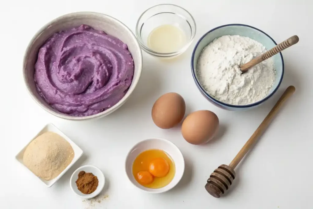 Ube Pancake Ingredients