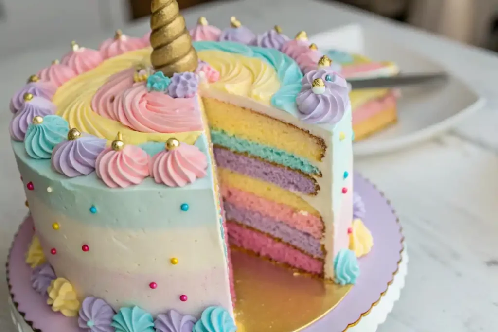 Unicorn Cake Flavor Surprise