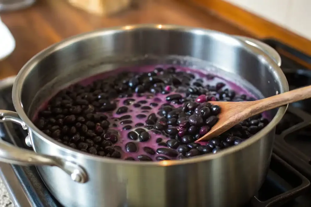 Why Do Black Beans Turn Purple