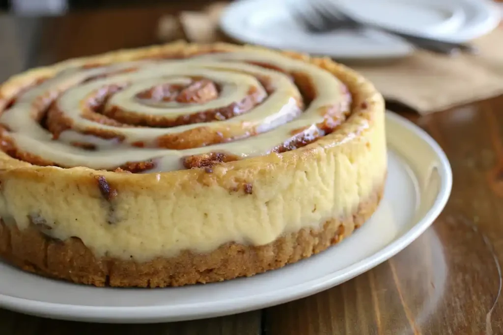 Cinnamon Roll Honeybun Cheesecake – A Sweet Delight