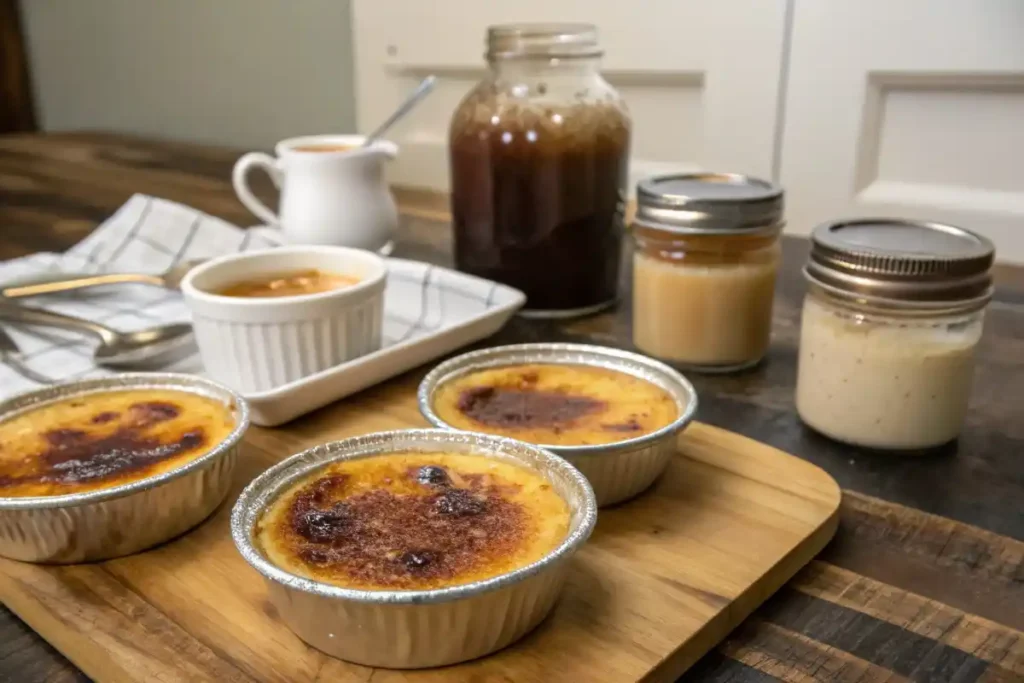 Creme Brulee In Alternative Containers
