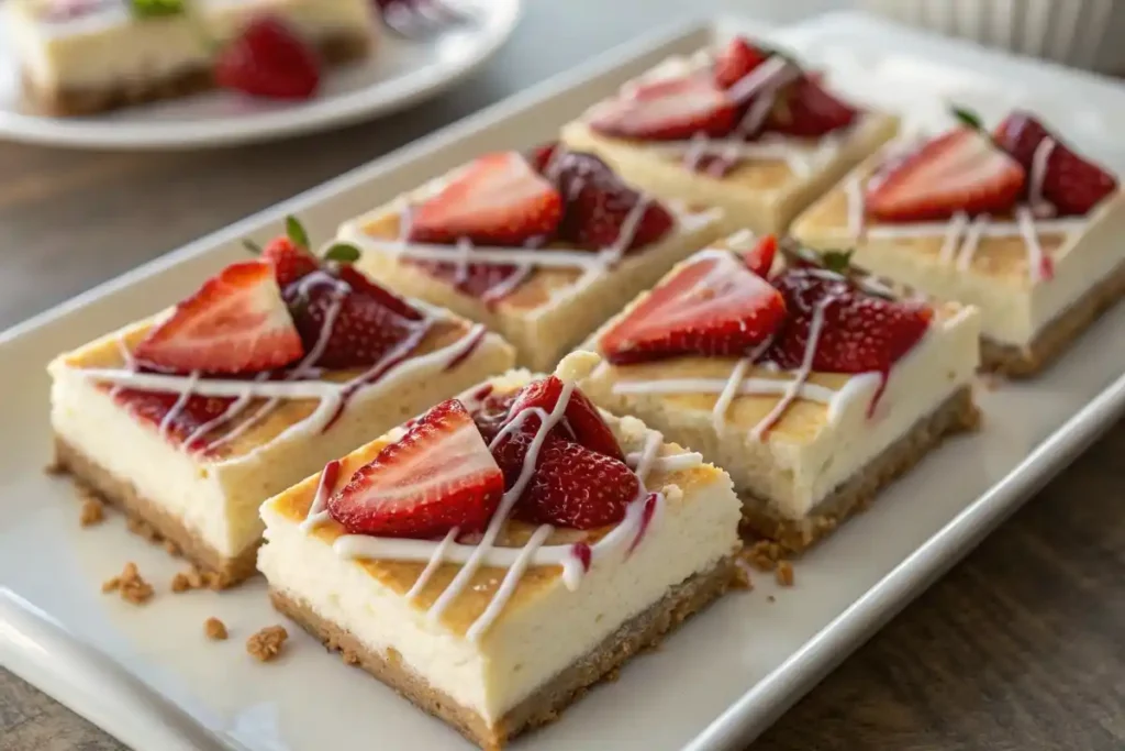 Delicious Philadelphia Cheesecake Bars