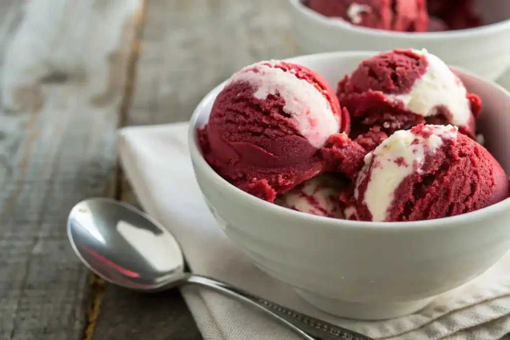 Red Velvet Ice Cream Delight
