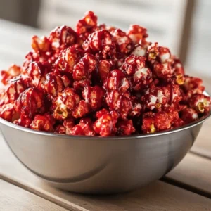 Bloody Red Velvet Popcorn