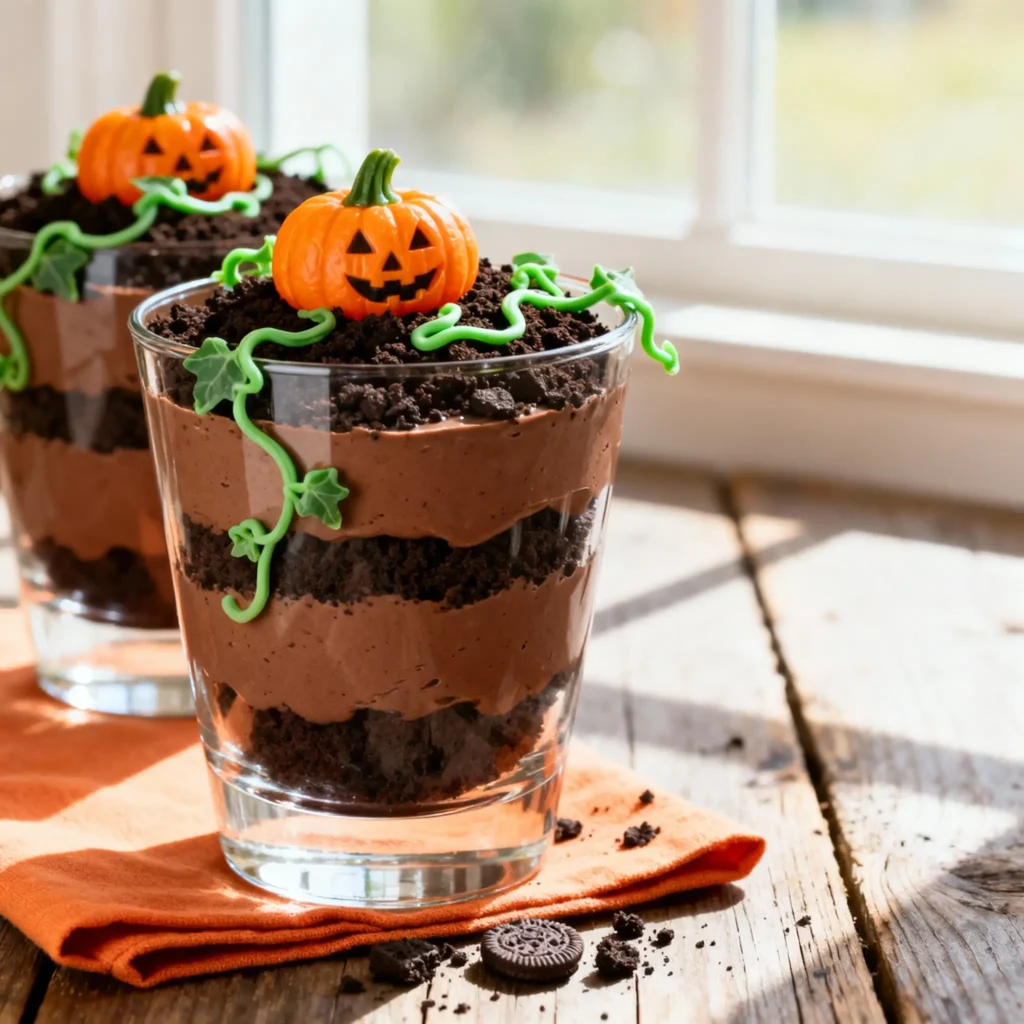 Pumpkin Patch Dirt Cups