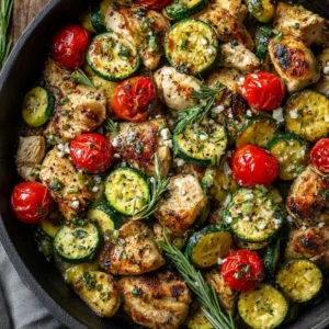 Sheet Pan Mediterranean Chicken & Zucchini (1)