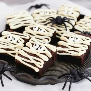 Spooky Mummy Brownies
