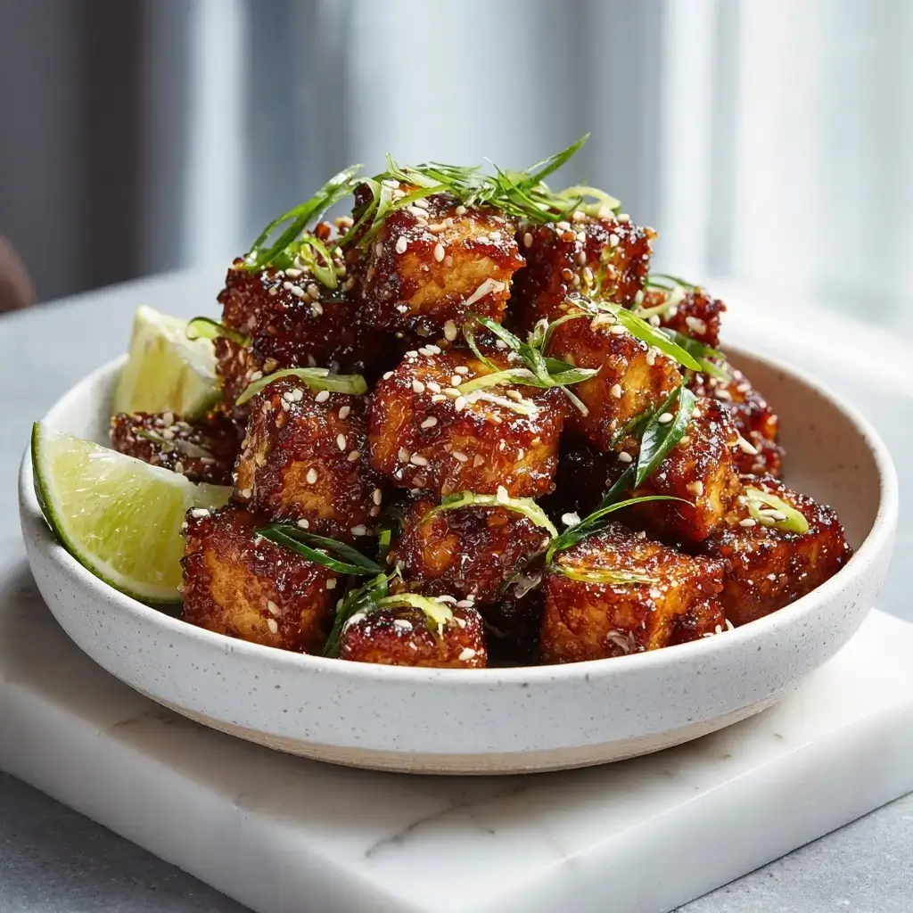 Brown Sugar Glazed Tofu