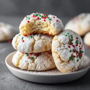 Christmas Gooey Butter Cookies