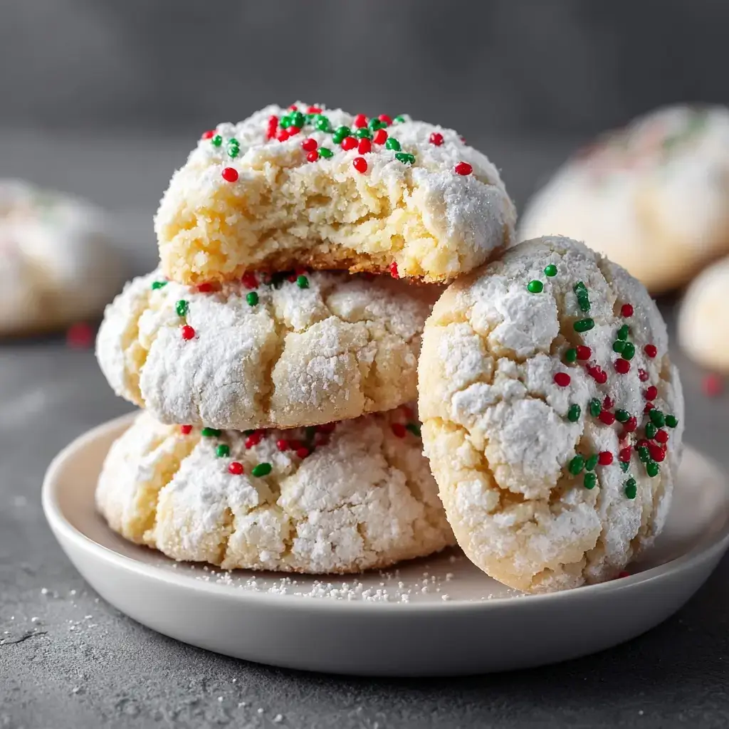 Christmas Gooey Butter Cookies