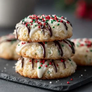 Coconut Christmas Cookies
