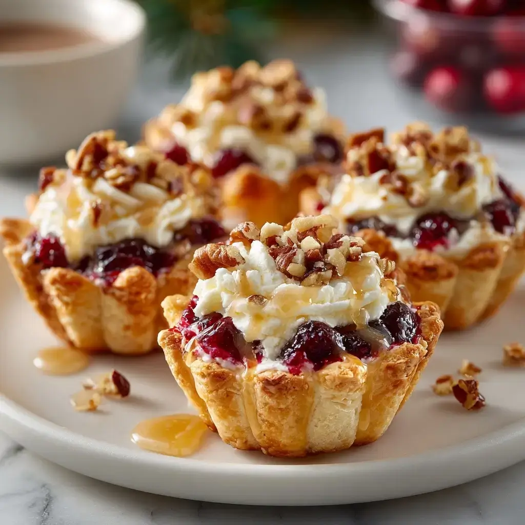 Cranberry Cream Cheese Crescent Bites