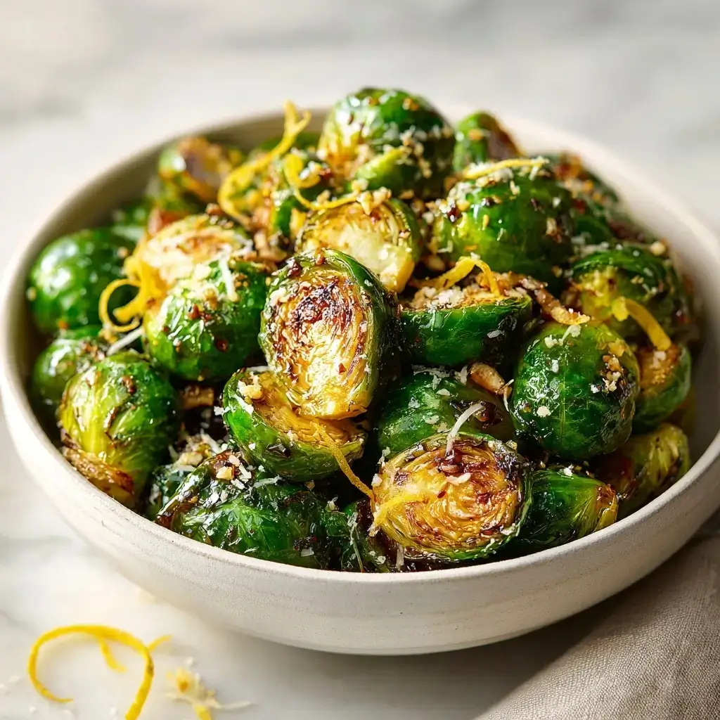Crispy Honey Balsamic Brussels Sprouts