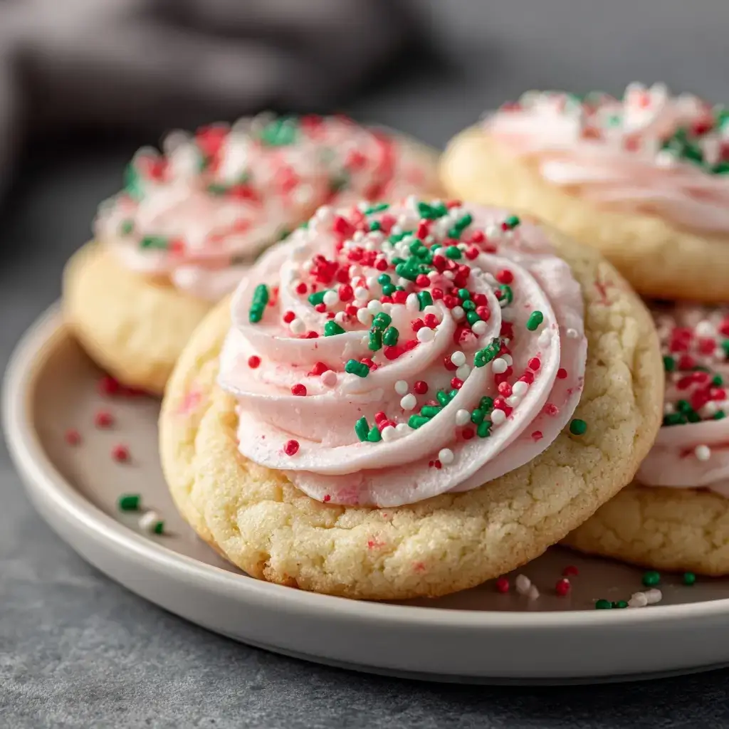 Crumbl Christmas Sugar Cookies