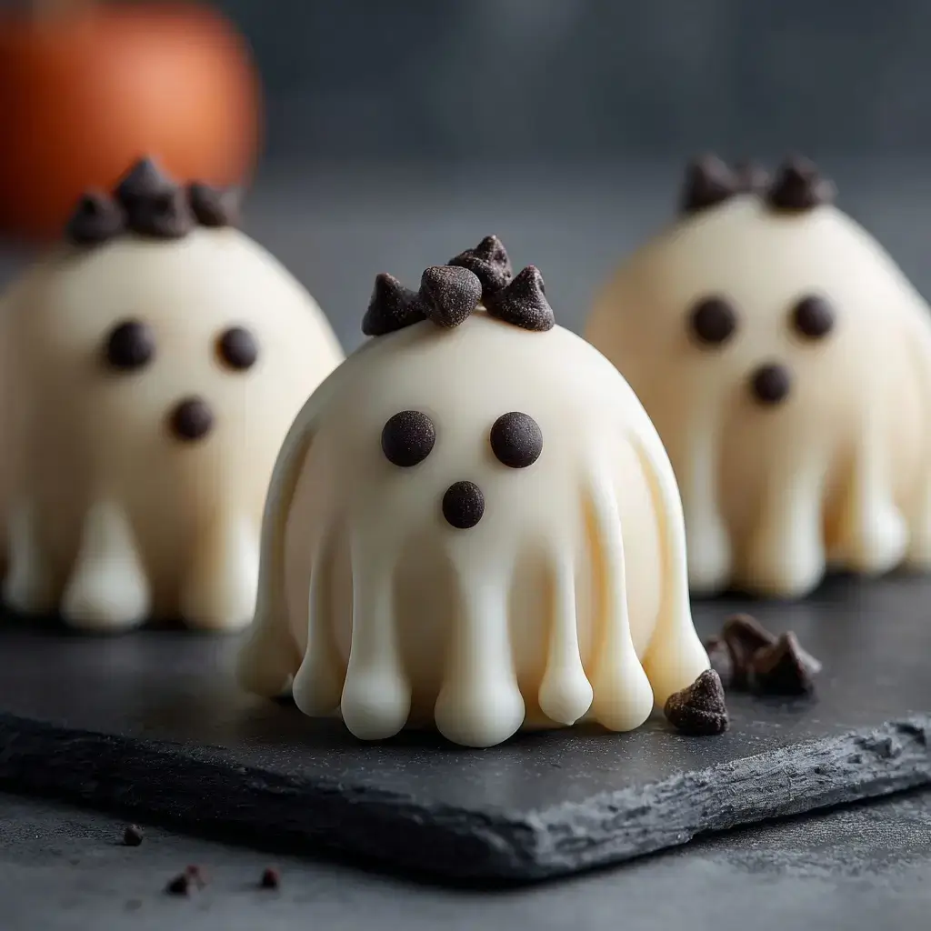 Easy Ghost Oreo Ball Truffles For Halloween