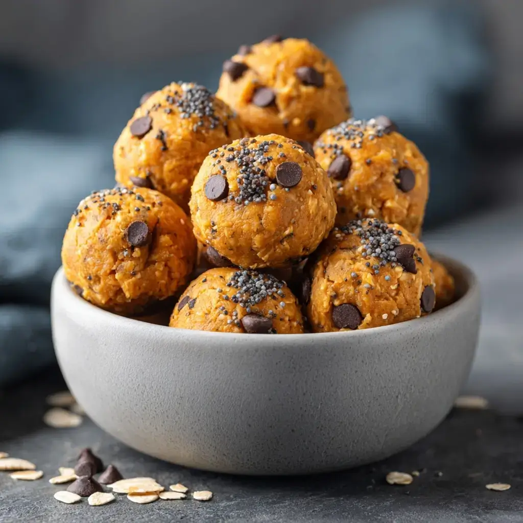Easy Pumpkin Protein Bites