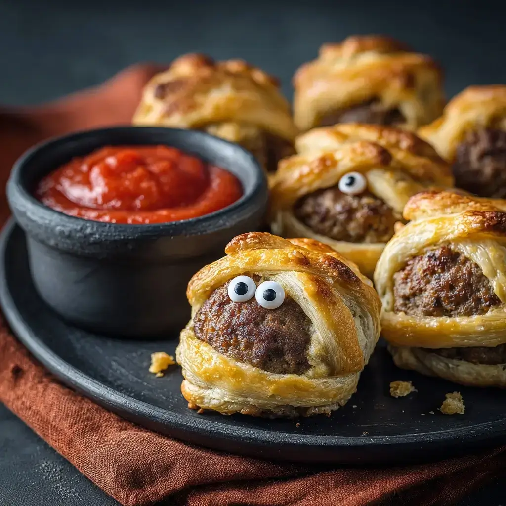Halloween Mummy Meatballs Recipe