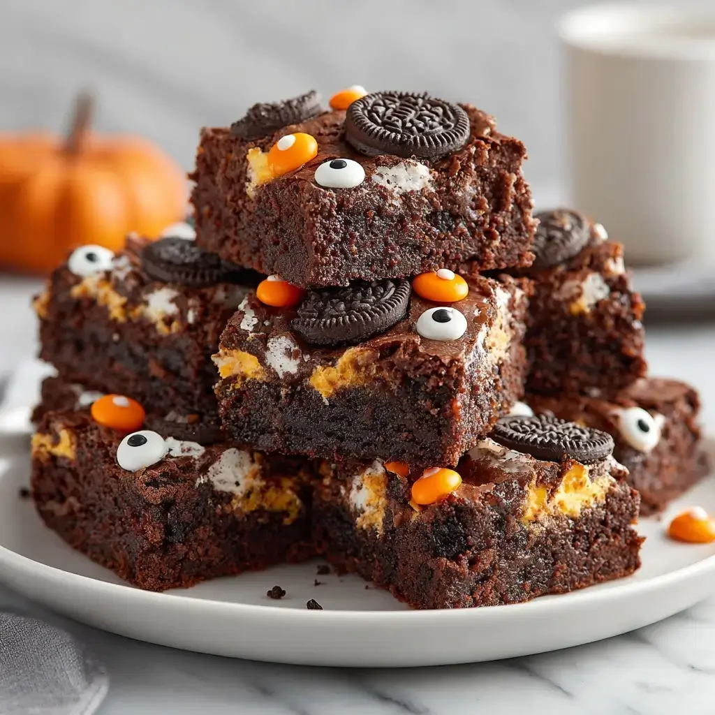 Halloween Oreo Brownies Recipe