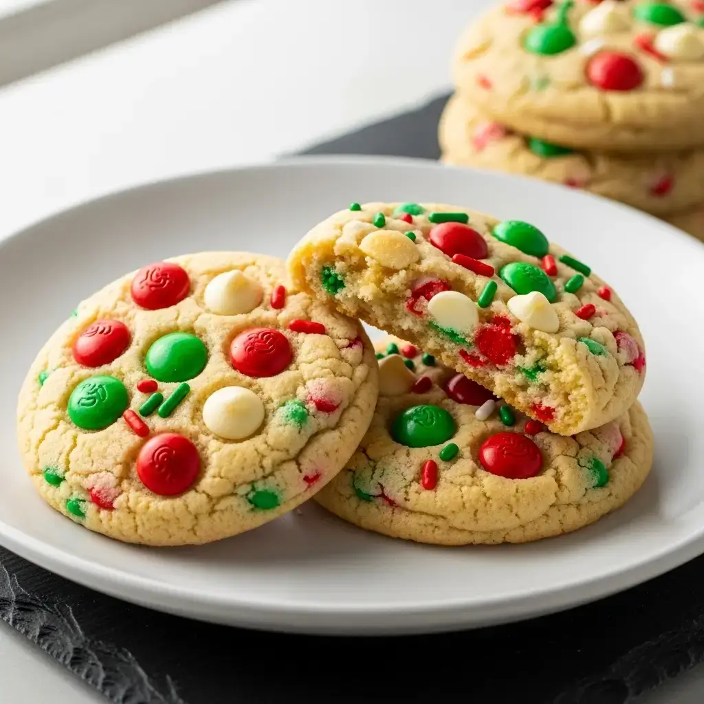 Joyful Easy Christmas Confetti Cookies