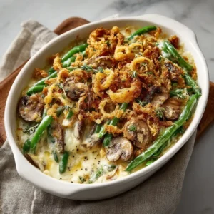 Keto Green Bean Casserole