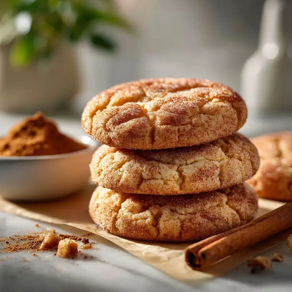 Perfectly Soft And Chewy Snickerdoodle Cookies