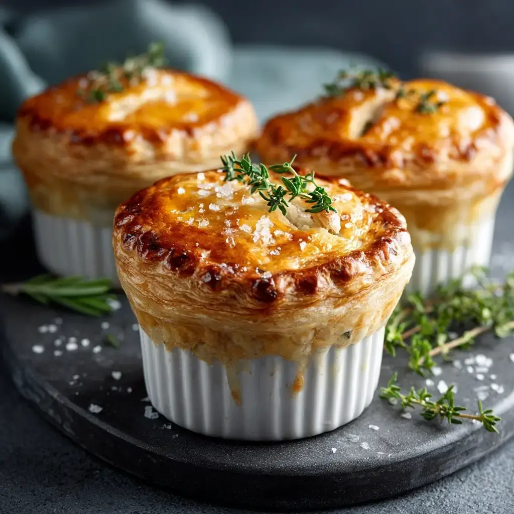 Roasted Autumn Vegetable Pot Pies