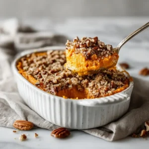 Southern Maple Sweet Potato Casserole