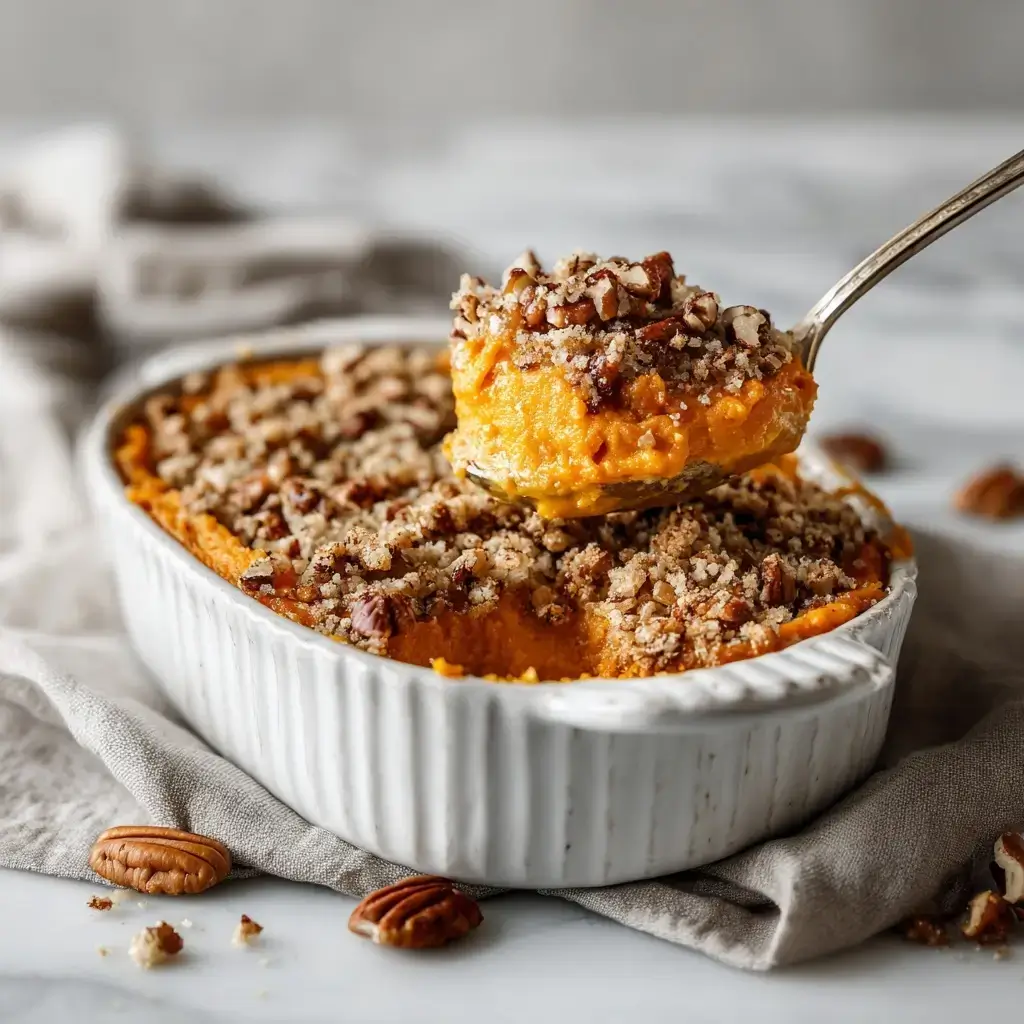 Southern Maple Sweet Potato Casserole