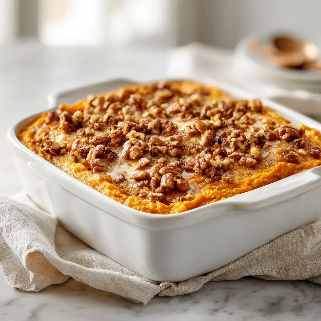 Southern Maple Sweet Potato Casserole