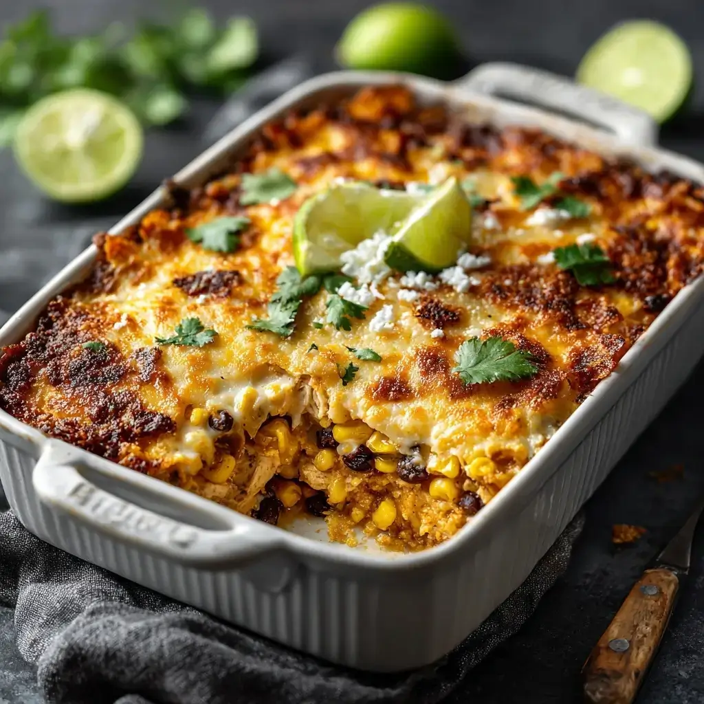Street Corn Chicken Casserole
