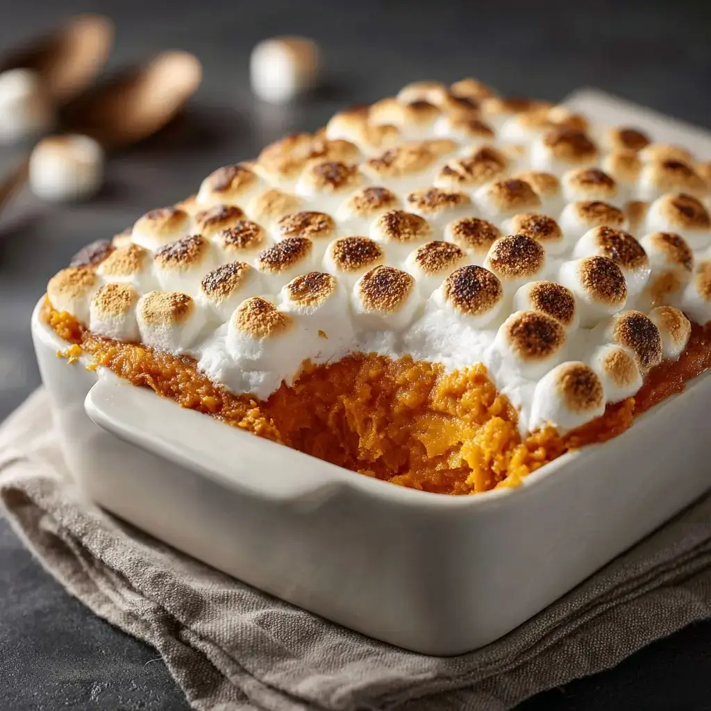 Sweet Potato Casserole With Marshmallows
