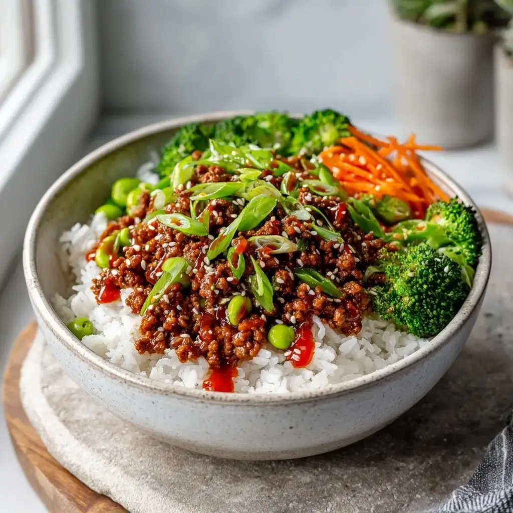 Teriyaki Turkey Rice Bowl