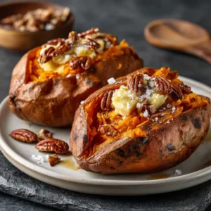 Air Fryer Baked Sweet Potatoes