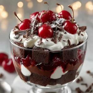 Black Forest Trifle For Christmas