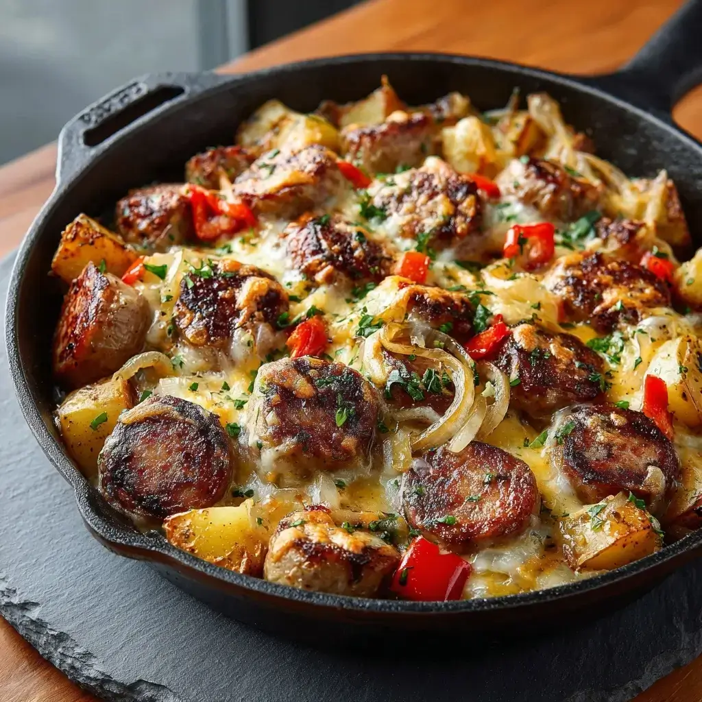 Cheesy Ranch Potato And Sausage Dinner