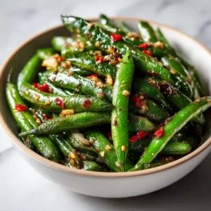 Chinese Green Beans With Garlic Sauce