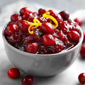 Classic Homemade Cranberry Sauce