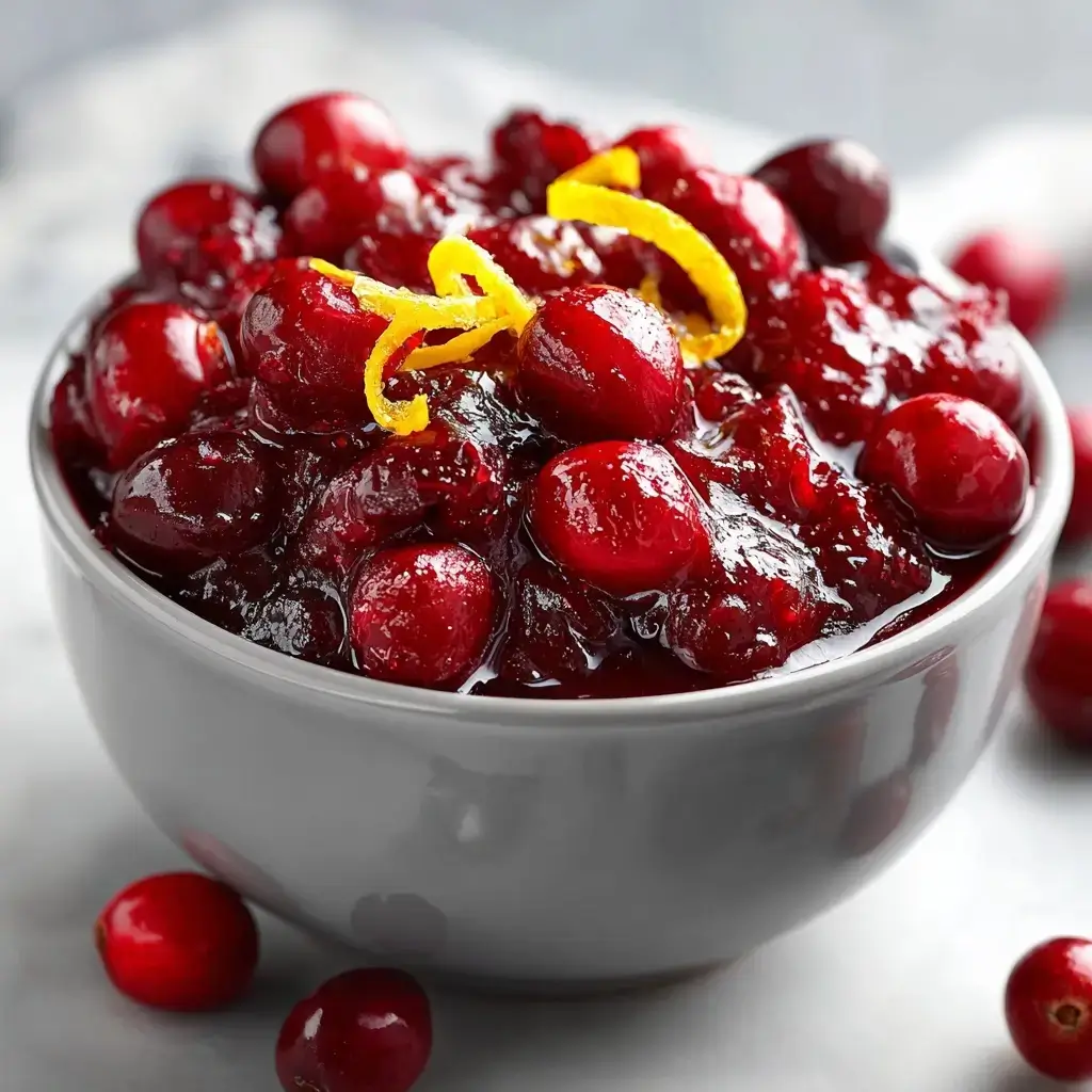Classic Homemade Cranberry Sauce