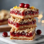 Cranberry Crumble Bars