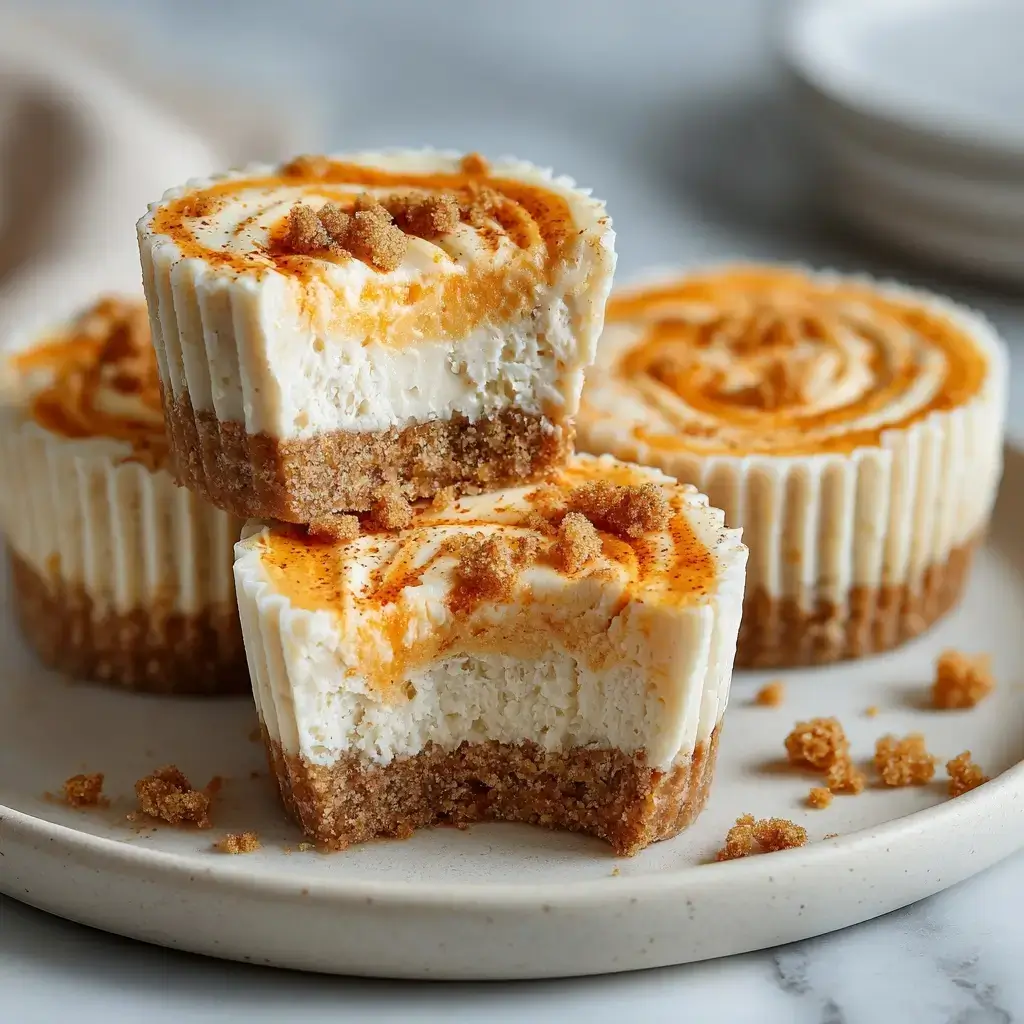 Creamy Pumpkin Cheesecake Bites