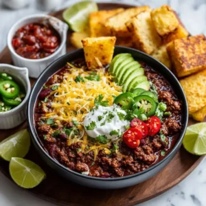Easy Chili Charcuterie Board