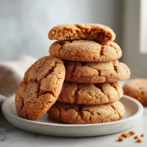 Easy Pumpkin Snickerdoodle Cookies