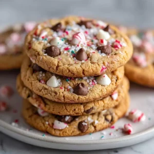 Easy Winter Wonderland Chocolate Chip Cookies