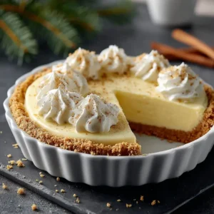 Eggnog Cream Pie