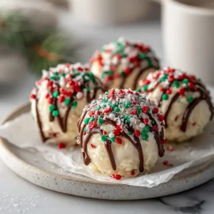 Festive Christmas Chocolate Rice Krispie Balls