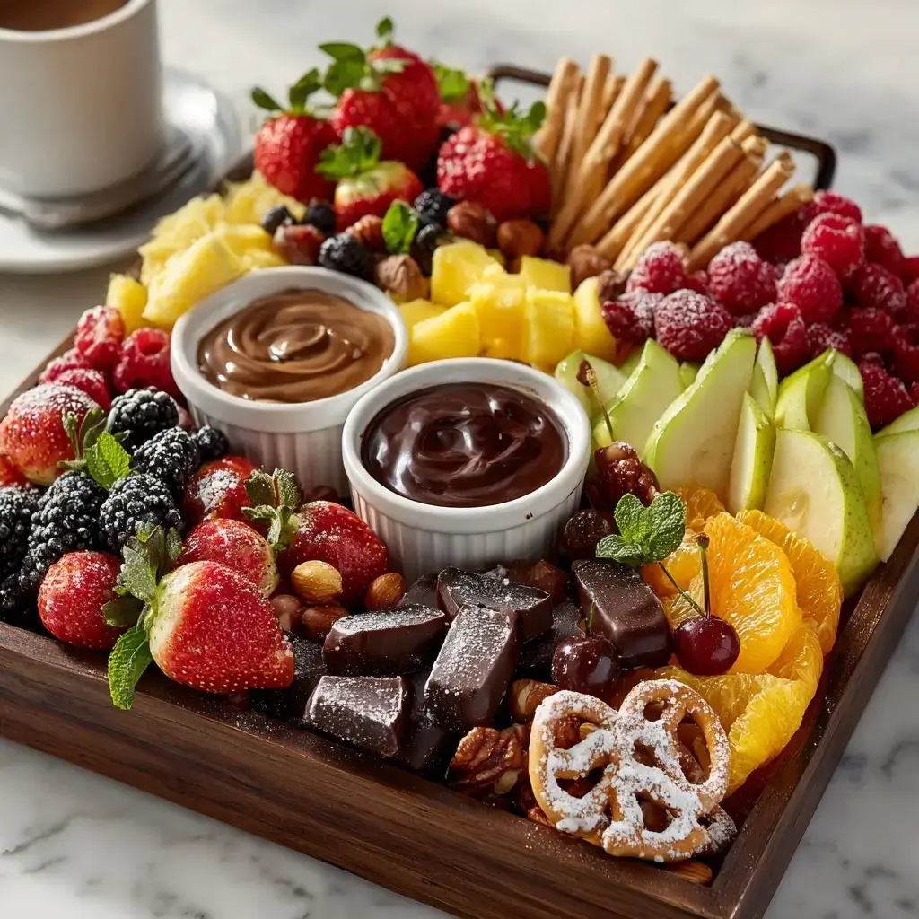 Fruit And Chocolate Board